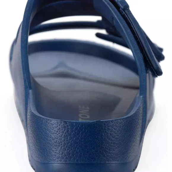 Boys Open Toe Slip-On Bowie Sandals Navy daily use - Picture 4 of 4